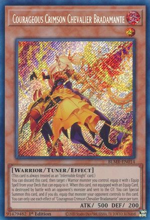 Courageous Crimson Chevalier Bradamante (BLMR-EN014) - Battles of Legend: Monstrous Revenge 1st Edition Battles of Legend: Monstrous Revenge Yugioh Single  Squirtle Squad Card Shop.