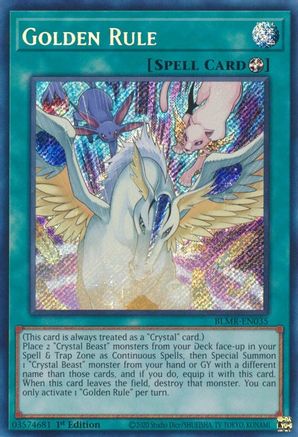 Golden Rule (BLMR-EN035) - Battles of Legend: Monstrous Revenge 1st Edition Battles of Legend: Monstrous Revenge Yugioh Single  Squirtle Squad Card Shop.