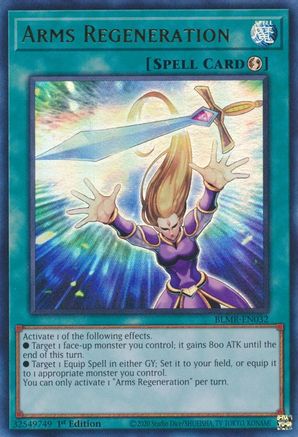 Arms Regeneration (BLMR-EN032) - Battles of Legend: Monstrous Revenge 1st Edition Battles of Legend: Monstrous Revenge Yugioh Single  Squirtle Squad Card Shop.