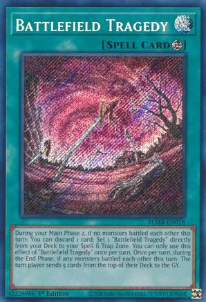 Battlefield Tragedy (BLMR-EN018) - Battles of Legend: Monstrous Revenge 1st Edition Battles of Legend: Monstrous Revenge Yugioh Single  Squirtle Squad Card Shop.