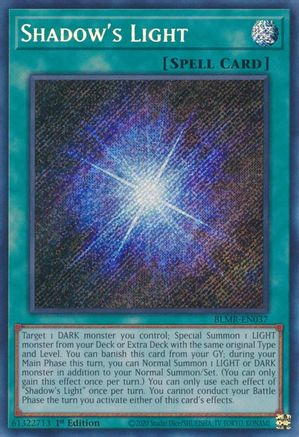 Shadow's Light (BLMR-EN037) - Battles of Legend: Monstrous Revenge 1st Edition Battles of Legend: Monstrous Revenge Yugioh Single  Squirtle Squad Card Shop.