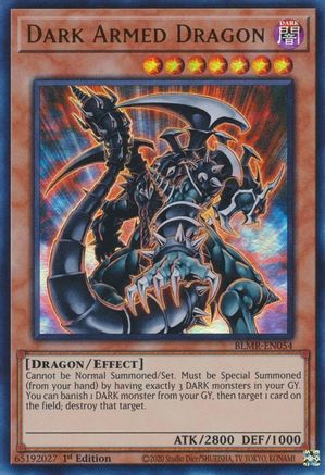 Dark Armed Dragon (BLMR-EN054) - Battles of Legend: Monstrous Revenge 1st Edition Battles of Legend: Monstrous Revenge Yugioh Single  Squirtle Squad Card Shop.