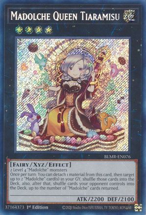 Madolche Queen Tiaramisu (BLMR-EN076) - Battles of Legend: Monstrous Revenge 1st Edition Battles of Legend: Monstrous Revenge Yugioh Single  Squirtle Squad Card Shop.