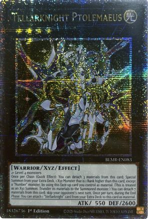Tellarknight Ptolemaeus (Quarter Century Secret Rare) (BLMR-EN083) - Battles of Legend: Monstrous Revenge 1st Edition Battles of Legend: Monstrous Revenge Yugioh Single  Squirtle Squad Card Shop.