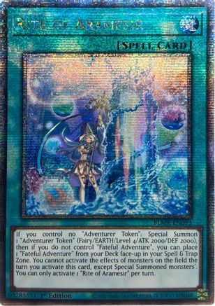 Rite of Aramesir (Quarter Century Secret Rare) (BLMR-EN093) - Battles of Legend: Monstrous Revenge 1st Edition Battles of Legend: Monstrous Revenge Yugioh Single  Squirtle Squad Card Shop.