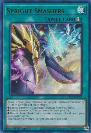 Spright Smashers (BLMR-EN098) - Battles of Legend: Monstrous Revenge 1st Edition Battles of Legend: Monstrous Revenge Yugioh Single  Squirtle Squad Card Shop.