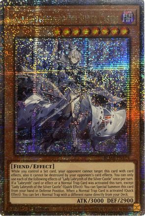 Lady Labrynth of the Silver Castle (Quarter Century Secret Rare) (BLMR-EN104) - Battles of Legend: Monstrous Revenge 1st Edition Battles of Legend: Monstrous Revenge Yugioh Single  Squirtle Squad Card Shop.