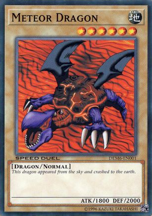 Meteor Dragon (DEM6-EN001) - Speed Duel Demo Deck 2020 Unlimited Speed Duel Demo Deck 2020 Yugioh Single  Squirtle Squad Card Shop.