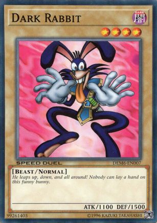 Dark Rabbit (DEM6-EN007) - Speed Duel Demo Deck 2020 Unlimited Speed Duel Demo Deck 2020 Yugioh Single  Squirtle Squad Card Shop.