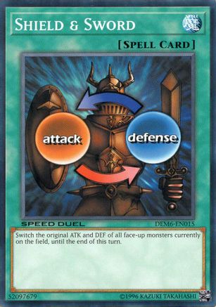 Shield & Sword (DEM6-EN015) - Speed Duel Demo Deck 2020 Unlimited Speed Duel Demo Deck 2020 Yugioh Single  Squirtle Squad Card Shop.
