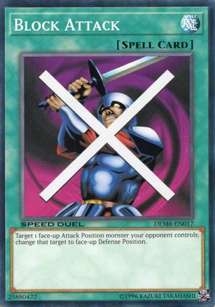 Block Attack (DEM6-EN017) - Speed Duel Demo Deck 2020 Unlimited Speed Duel Demo Deck 2020 Yugioh Single  Squirtle Squad Card Shop.
