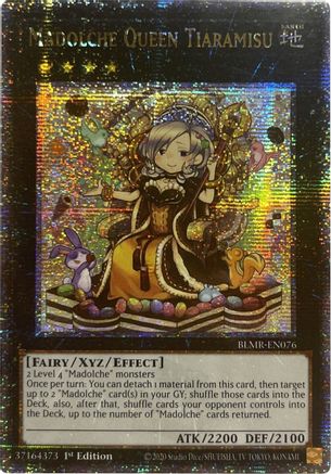 Madolche Queen Tiaramisu (Quarter Century Secret Rare) (BLMR-EN076) - Battles of Legend: Monstrous Revenge 1st Edition Battles of Legend: Monstrous Revenge Yugioh Single  Squirtle Squad Card Shop.