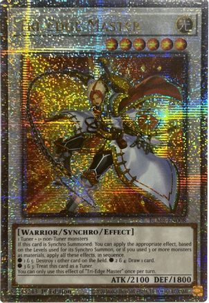 Tri-Edge Master (Quarter Century Secret Rare) (BLMR-EN008) - Battles of Legend: Monstrous Revenge 1st Edition Battles of Legend: Monstrous Revenge Yugioh Single  Squirtle Squad Card Shop.