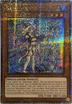 Water Enchantress of the Temple (Quarter Century Secret Rare) (BLMR-EN065) - Battles of Legend: Monstrous Revenge 1st Edition Battles of Legend: Monstrous Revenge Yugioh Single  Squirtle Squad Card Shop.