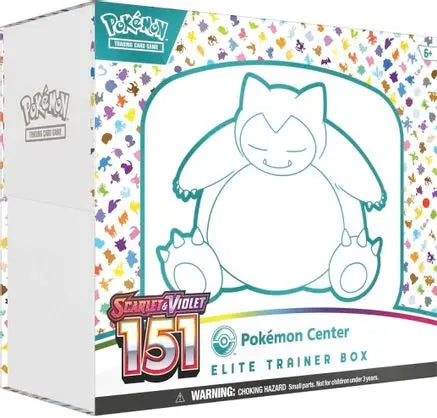 Pokemon TCG - Scarlet & Violet 151 Pokemon Center Elite Trainer Box - Exclusive - Sealed - English SV: Scarlet & Violet 151 Pokemon Sealed  Squirtle Squad Card Shop.