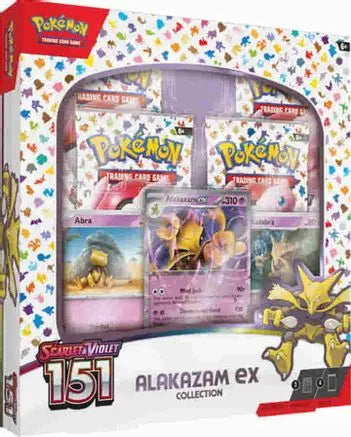 151: Alakazam ex Collection SV: Scarlet & Violet 151 Pokemon Sealed  Squirtle Squad Card Shop.