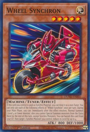 Wheel Synchron (DUNE-EN001) - Duelist Nexus 1st Edition Duelist Nexus Yugioh Single  Squirtle Squad Card Shop.