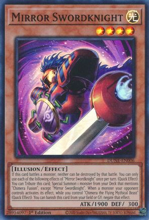 Mirror Swordknight (DUNE-EN006) - Duelist Nexus 1st Edition Duelist Nexus Yugioh Single  Squirtle Squad Card Shop.