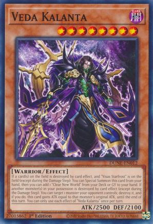 Veda Kalanta (DUNE-EN012) - Duelist Nexus 1st Edition Duelist Nexus Yugioh Single  Squirtle Squad Card Shop.