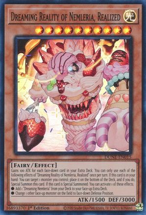 Dreaming Reality of Nemleria, Realized (DUNE-EN015) - Duelist Nexus 1st Edition Duelist Nexus Yugioh Single  Squirtle Squad Card Shop.