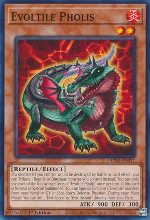 Evoltile Pholis (DUNE-EN017) - Duelist Nexus 1st Edition Duelist Nexus Yugioh Single  Squirtle Squad Card Shop.