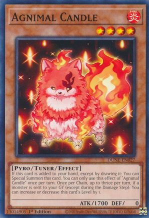 Agnimal Candle (DUNE-EN027) - Duelist Nexus 1st Edition Duelist Nexus Yugioh Single  Squirtle Squad Card Shop.