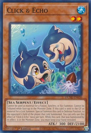 Click & Echo (DUNE-EN030) - Duelist Nexus 1st Edition Duelist Nexus Yugioh Single  Squirtle Squad Card Shop.