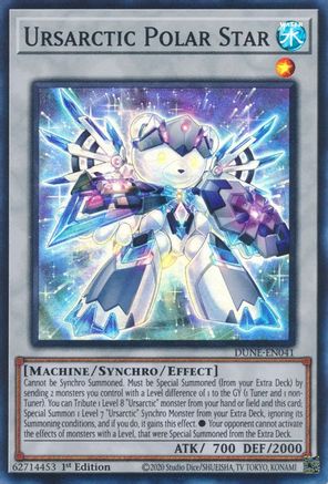 Ursarctic Polar Star (DUNE-EN041) - Duelist Nexus 1st Edition Duelist Nexus Yugioh Single  Squirtle Squad Card Shop.