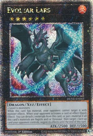 Evolzar Lars (Quarter Century Secret Rare) (DUNE-EN043) - Duelist Nexus 1st Edition Duelist Nexus Yugioh Single  Squirtle Squad Card Shop.