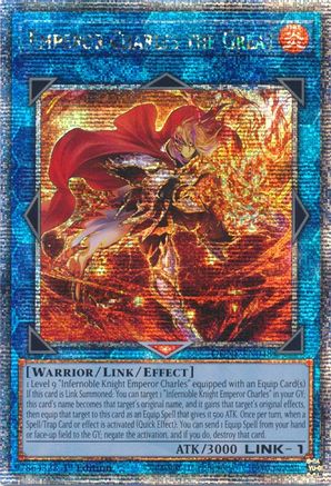 Emperor Charles the Great (Quarter Century Secret Rare) (DUNE-EN048) - Duelist Nexus 1st Edition Duelist Nexus Yugioh Single  Squirtle Squad Card Shop.