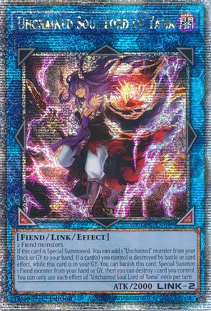 Unchained Soul Lord of Yama (Quarter Century Secret Rare) (DUNE-EN049) - Duelist Nexus 1st Edition Duelist Nexus Yugioh Single  Squirtle Squad Card Shop.