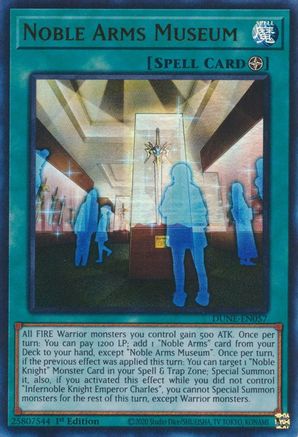 Noble Arms Museum (DUNE-EN057) - Duelist Nexus 1st Edition Duelist Nexus Yugioh Single  Squirtle Squad Card Shop.