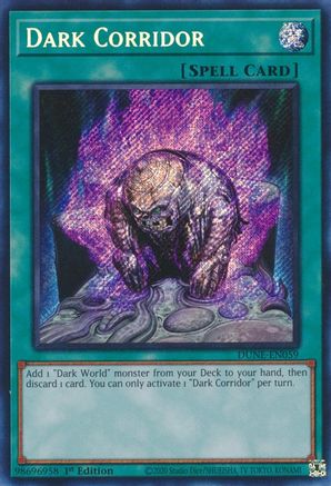 Dark Corridor (DUNE-EN059) - Duelist Nexus 1st Edition Duelist Nexus Yugioh Single  Squirtle Squad Card Shop.
