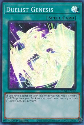 Duelist Genesis (DUNE-EN062) - Duelist Nexus 1st Edition Duelist Nexus Yugioh Single  Squirtle Squad Card Shop.
