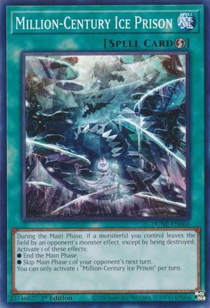 Million-Century Ice Prison (DUNE-EN066) - Duelist Nexus 1st Edition Duelist Nexus Yugioh Single  Squirtle Squad Card Shop.