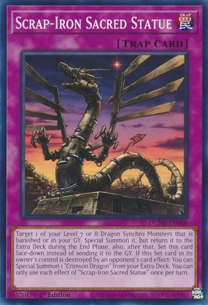 Scrap-Iron Sacred Statue (DUNE-EN068) - Duelist Nexus 1st Edition Duelist Nexus Yugioh Single  Squirtle Squad Card Shop.