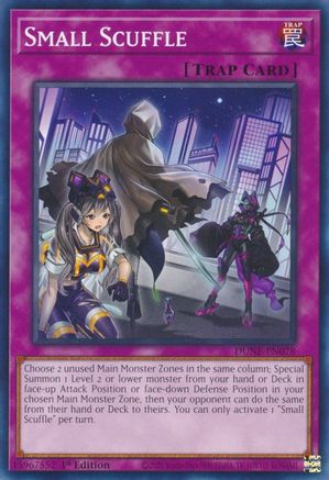 Small Scuffle (DUNE-EN078) - Duelist Nexus 1st Edition Duelist Nexus Yugioh Single  Squirtle Squad Card Shop.