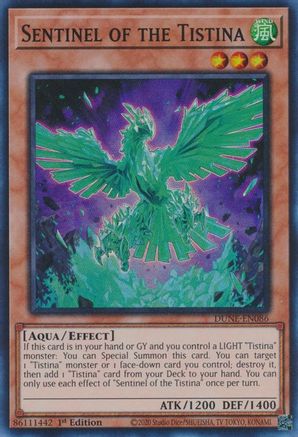 Sentinel of the Tistina (DUNE-EN086) - Duelist Nexus 1st Edition Duelist Nexus Yugioh Single  Squirtle Squad Card Shop.