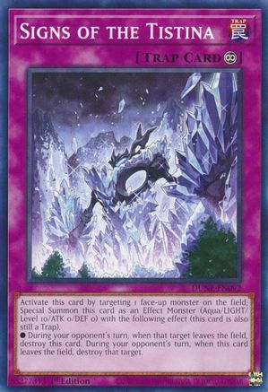 Signs of the Tistina (DUNE-EN092) - Duelist Nexus 1st Edition Duelist Nexus Yugioh Single  Squirtle Squad Card Shop.