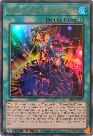 Magician's Salvation (LART-EN060) - The Lost Art Promotion Limited The Lost Art Promotion Yugioh Single  Squirtle Squad Card Shop.