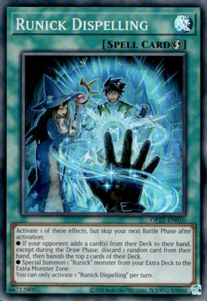 Runick Dispelling (OP22-EN010) - OTS Tournament Pack 22 Unlimited OTS Tournament Pack 22 Yugioh Single  Squirtle Squad Card Shop.