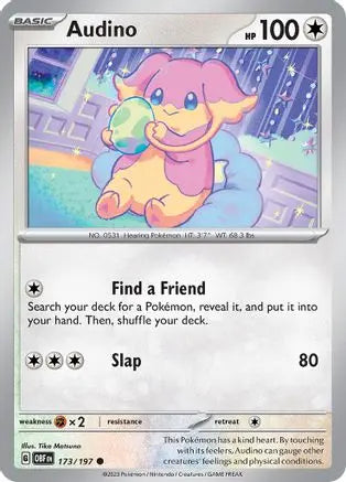 Audino 173  SV03 Obsidian Flames - Common