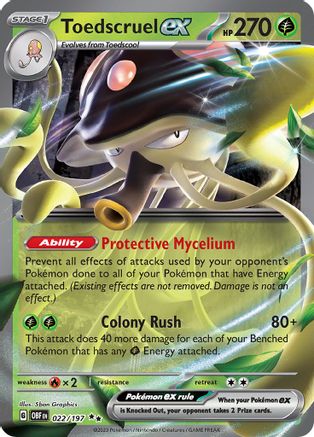 Toedscruel ex 022 (H) - Obsidian Flames - DR