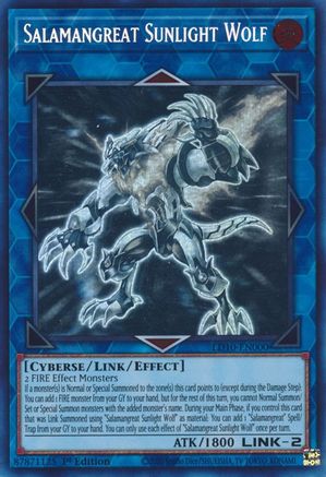 Salamangreat Sunlight Wolf (LD10-EN000) - Legendary Duelists: Soulburning Volcano 1st Edition Legendary Duelists: Soulburning Volcano Yugioh Single  Squirtle Squad Card Shop.