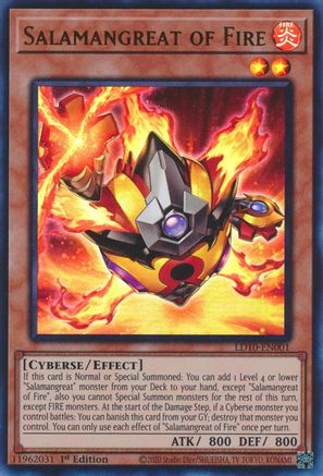 Salamangreat of Fire (LD10-EN001) - Legendary Duelists: Soulburning Volcano 1st Edition Legendary Duelists: Soulburning Volcano Yugioh Single  Squirtle Squad Card Shop.
