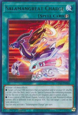 Salamangreat Charge (LD10-EN006) - Legendary Duelists: Soulburning Volcano 1st Edition Legendary Duelists: Soulburning Volcano Yugioh Single  Squirtle Squad Card Shop.