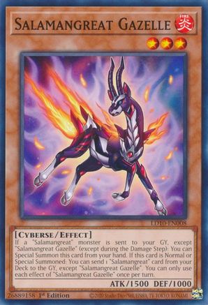 Salamangreat Gazelle (LD10-EN008) - Legendary Duelists: Soulburning Volcano 1st Edition Legendary Duelists: Soulburning Volcano Yugioh Single  Squirtle Squad Card Shop.