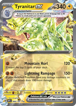 Tyranitar ex 066 (H) - Obsidian Flames - DR