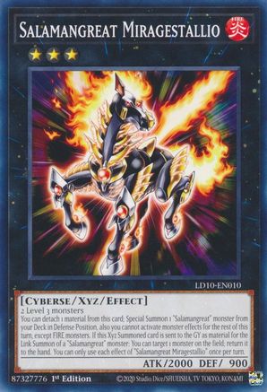 Salamangreat Miragestallio (LD10-EN010) - Legendary Duelists: Soulburning Volcano 1st Edition Legendary Duelists: Soulburning Volcano Yugioh Single  Squirtle Squad Card Shop.