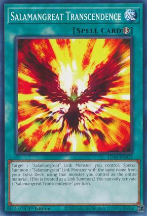 Salamangreat Transcendence (LD10-EN015) - Legendary Duelists: Soulburning Volcano 1st Edition Legendary Duelists: Soulburning Volcano Yugioh Single  Squirtle Squad Card Shop.